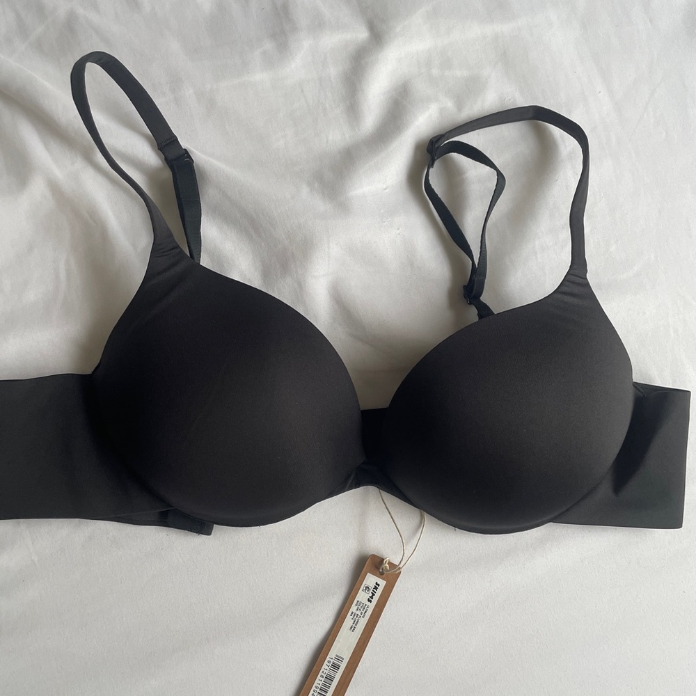 Skims 36A ultimate push up plunge bra Black Women's Bra